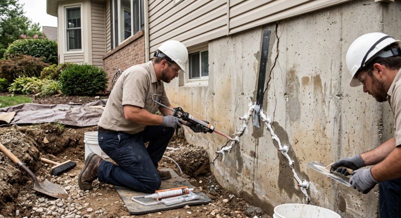 Cracked Foundation Repair in Aurora, CO