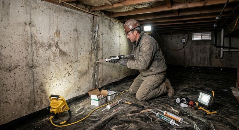 Cracked Foundation Repair in Douglas County, CO