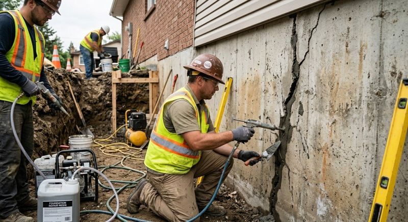 Cracked Foundation Repair in Elbert County, CO