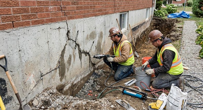 Cracked Foundation Repair in Larkspur, CO