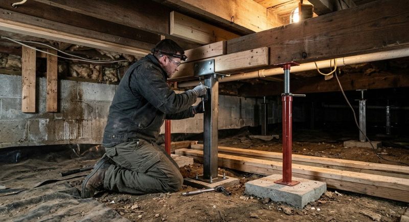 Crawlspace Structural Repair in Elizabeth, CO