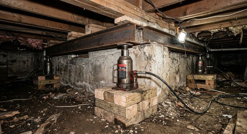 Foundation Jacking in Aurora, CO