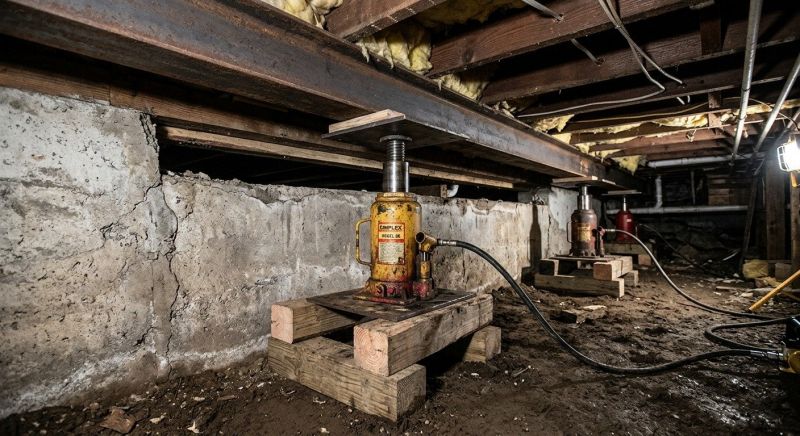 Foundation Jacking in Kiowa, CO