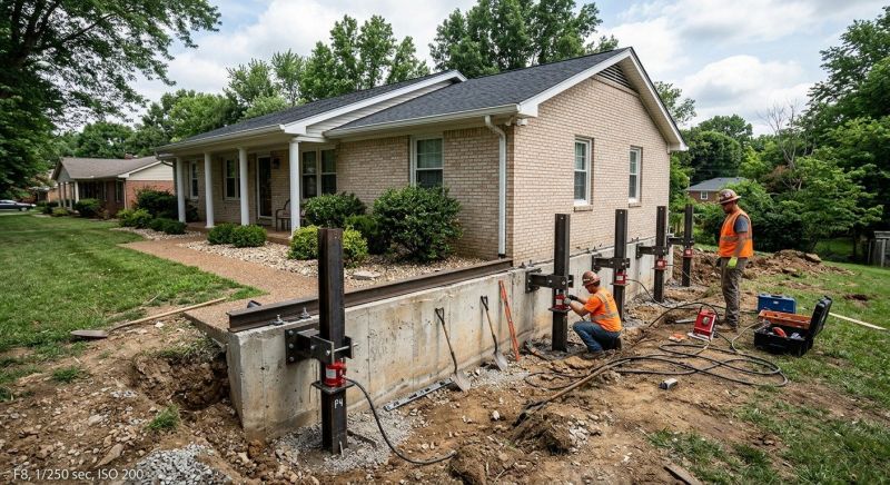 Foundation Pier Leveling in Elizabeth, CO