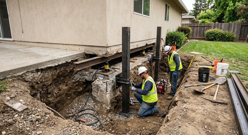 Foundation Pier Repair in Elizabeth, CO