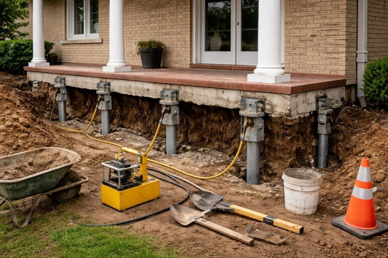 Foundation Stabilizing in Larkspur, CO