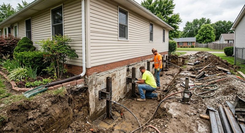 Foundation Stabilizing in Larkspur, CO