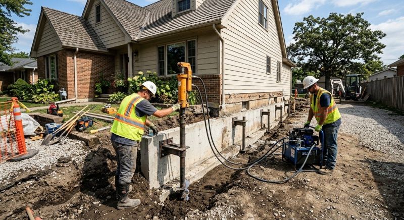 Foundation Stabilizing in Elizabeth, CO
