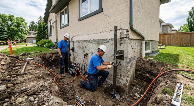 Helical Piers Installation in Elizabeth, CO