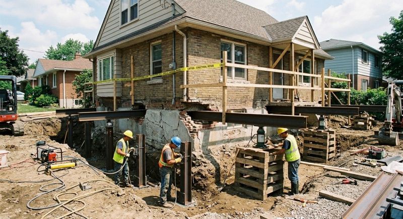 House Foundation Repair in Aurora, CO