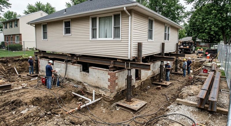 Sinking Foundation Lifting in Elizabeth, CO