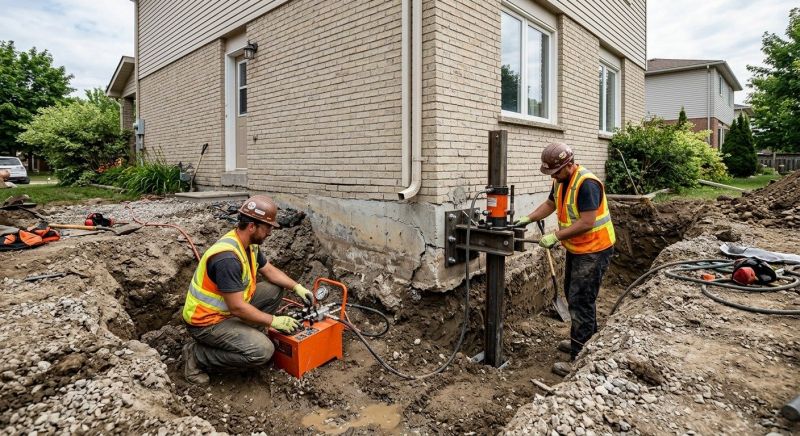 Sinking Foundation Lifting in Elizabeth, CO