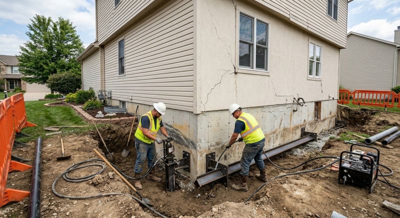 Sinking Foundation Repair in Elizabeth, CO