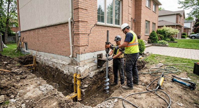 Sinking Foundation Repair in Monument, CO