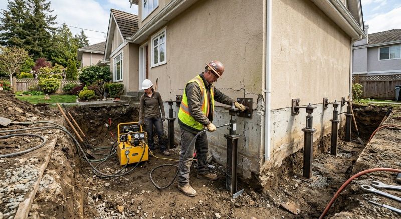 Sinking Foundation Repair in Monument, CO