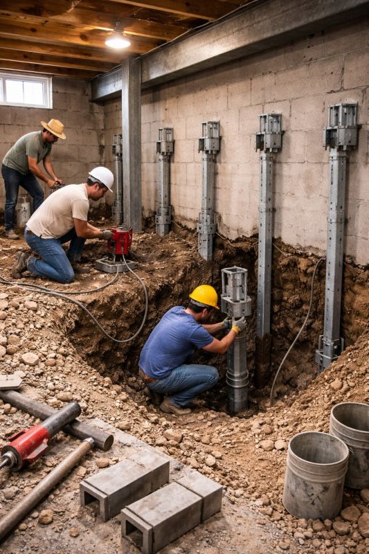 Structural Underpinning in Elizabeth, CO